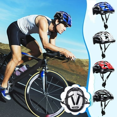 COM1950s Unisex Adult Bike Helmet Half Shell - Adjustable Dial Fit (22.8-24.4 Inch) Lightweight PC Construction for Cycling, Scooter, Skateboarding & Outdoor Sports