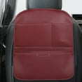 thumbnail image 1 of COM1950s Universal Car Seat Kick Pad, Rear Seat Protector with Easy Install, Leather Material for Child Proof and Clean Protection, Fits 23.6" x 19.7" Backrests, 1 of 9