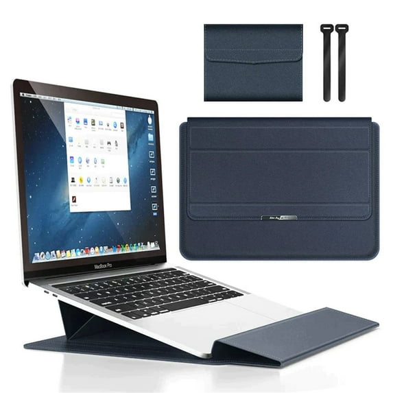 COM1950s Universal Laptop Sleeve with Stand,Multifunctional Protective Case for 11-12 Inch Laptops,Magnetic Closure Lightweight Cover,Adjustable Angle Portable Design,6 Colors Available