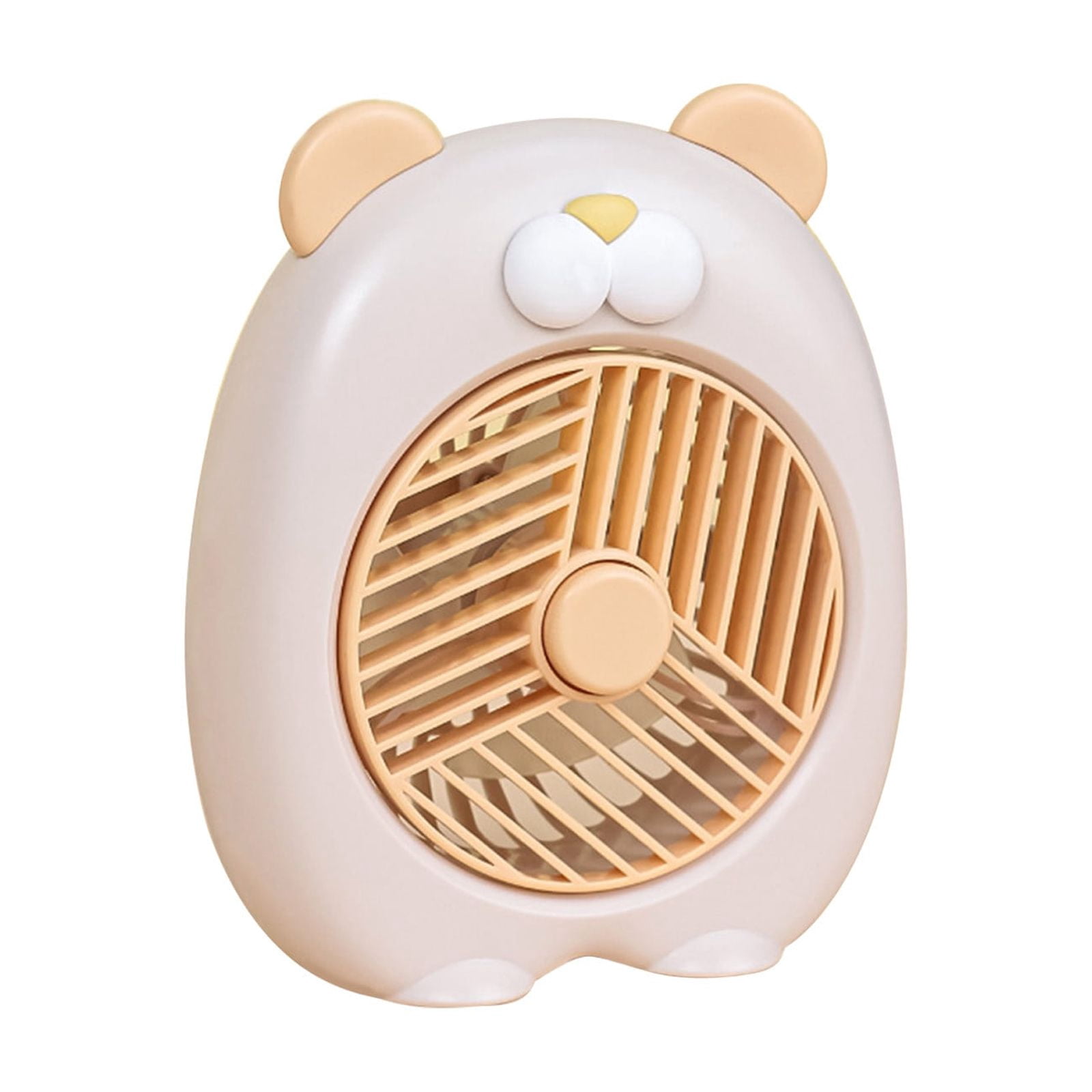 COM1950s Usb Fans Portable Rechargeable Moe Pie Spinning Music Small Desktop Fan Office Desktop Fan Mute High Wind Power Students Mini Usb Electric Fan Mini Fans Portable Battery Powered