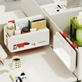 thumbnail image 1 of COM1950s Wall Mounted Storage Box,Foldable Organizer with Strong Adhesive,No Drilling Required,Collapsible Hanging Basket for Kitchen Office and Living Room, 1 of 7