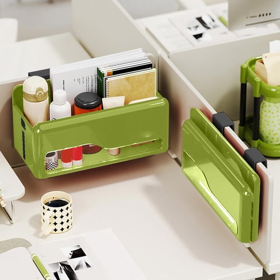 COM1950s Wall Mounted Storage Box,Foldable Organizer with Strong Adhesive,No Drilling Required,Collapsible Hanging Basket for Kitchen Office and Living Room
