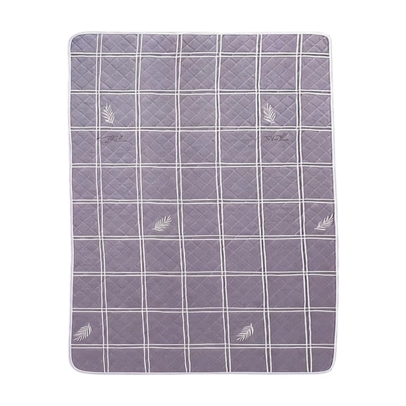 COM1950s Washable Bed Pad, Waterproof Mattress Protector with Skidproof Backing for Adults, Reusable and Leakproof
