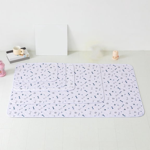 COM1950s Washable Dog Pee Pad,Reusable Pet Training Mat with High Absorption,Waterproof Urine Pad for Indoor Dog Potty Training,Durable and Machine Washable Design