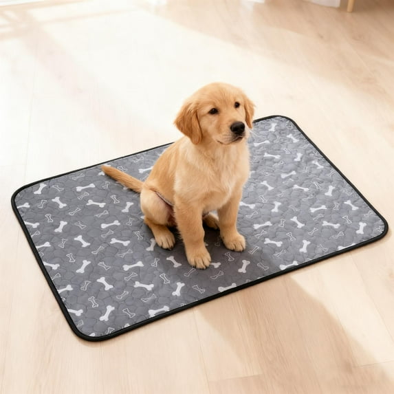 COM1950s Washable Pet Pee Pad,Reusable Dog Pad with Leak and Odor Proof,Highly Absorbent and Durable for Indoor Pet Use,Easy Clean Design for Adult Dogs