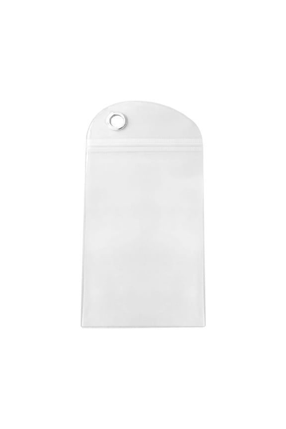 Waterproof Zip Lock Bags, Reusable Clear Pouches with Hang Hole for Travel Toiletries Gym and Household Storage