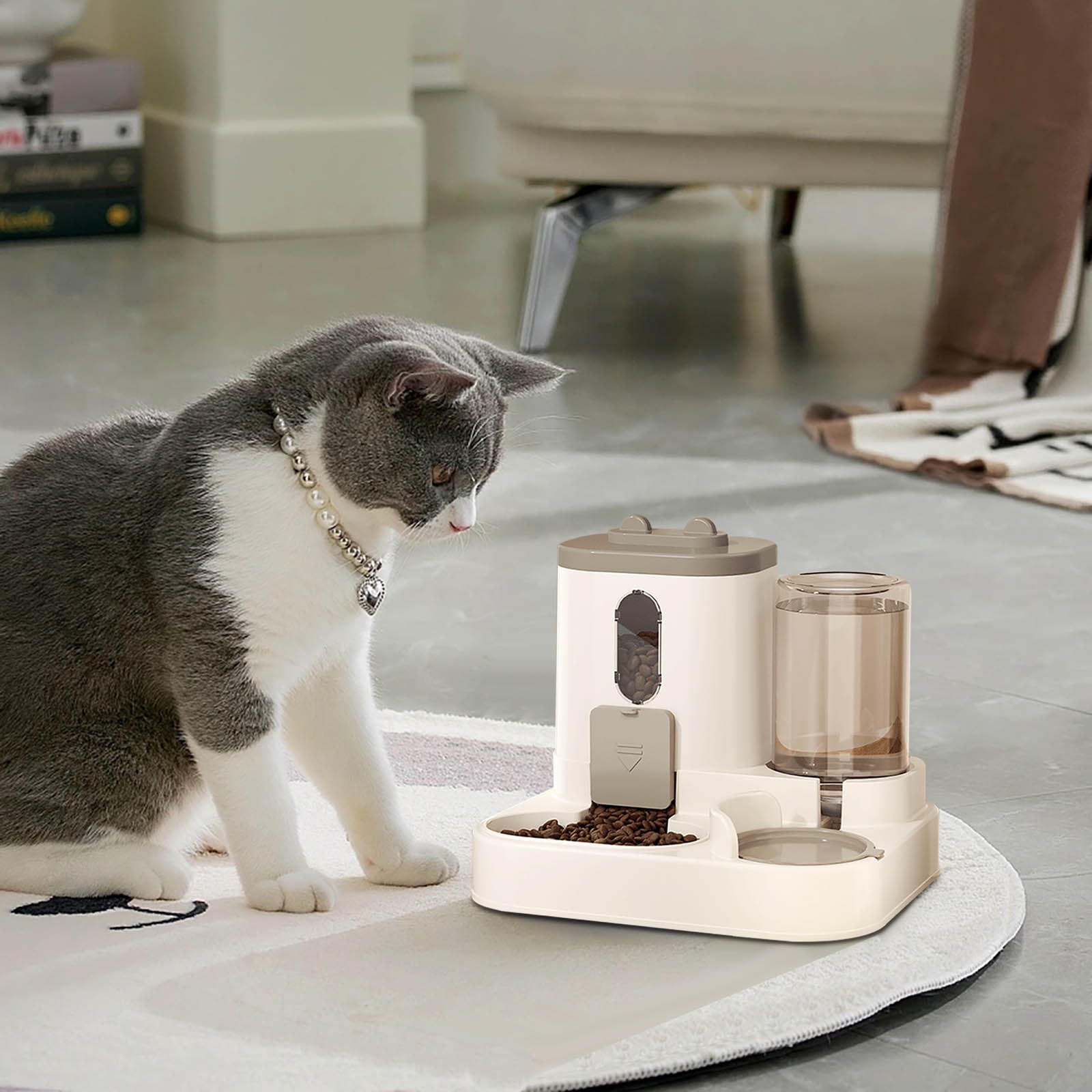 Gallery Detail: Com1950S Wet Cat Food Automatic Cats Feeder Smart Timed Cats
