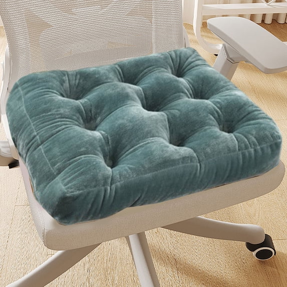 COM1950s Winter Car Seat Cushion,Thickened Booster Pad with Memory Foam,15 Inch Non-Slip Mat for Student & Tatami