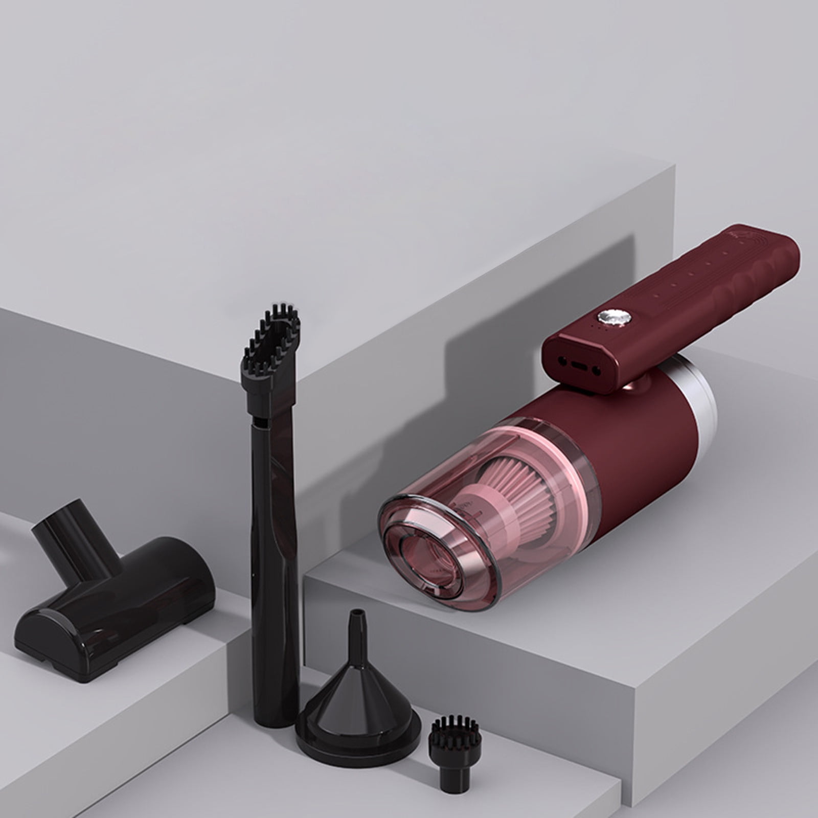 COM1950s Wireless Car Vacuum Cleaner Car Portable Handheld Small Vacuum Cleaner Wireless Home Car Dual-Use Rechargeable High-Power Powerful Vacuum Cleaner Portable Car Vacuum Cleaner
