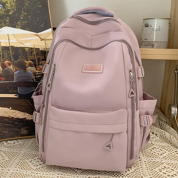 COM1950s Women Backpack Large Capacity,Campus Style for Adults,Lightweight and Durable with Padded Straps,Organizational Compartments for Daily Essentials