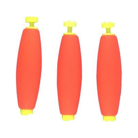 COMAL UnWeighted Cigar Snap-On Float, Red, 2", 3pc