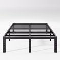 COMASACH 14" King Metal Platform Bed Frame, Heavy Duty Mattress