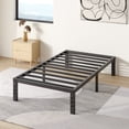 thumbnail image 1 of COMASACH 14 inch Twin Bed Frame, Easy Assembly, Heavy Duty Metal Platform, Noise Free, Black, 1 of 7