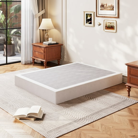 COMASACH 9" Heavy-Duty Metal Box Spring Mattress Foundation, Full size，Easy Assembly