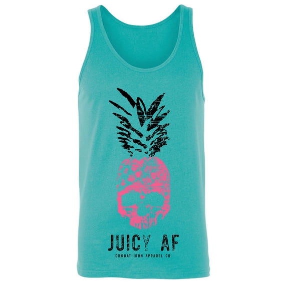 Juicy Af Pineapple Men's Tank Teal / 2Xl