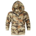 thumbnail image 1 of Combat Iron Apparel™ Men's Zip-Up Hoodie L / Stroked Earth Camo, 1 of 1
