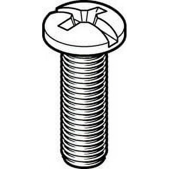 COMBINATION ROUND MACHINE SCREWS 1/4-20 TPI X 2-1/2", 100 PER PACK per 3 Pack