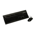 thumbnail image 1 of COMBO 104KEY PS2 KEYBOARD OPTICAL SCROLL MOUSE BLACK PC, 1 of 2