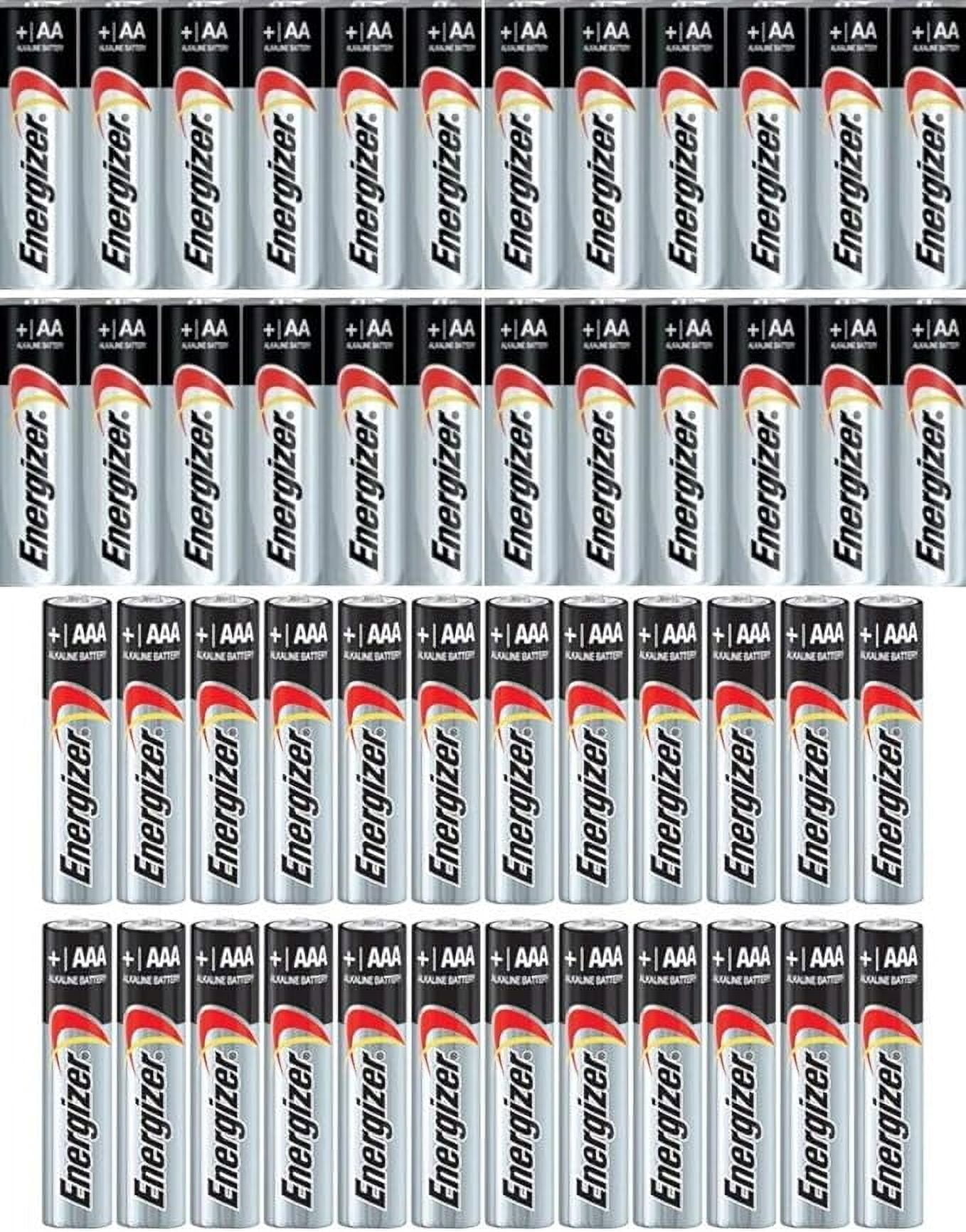 COMBO 24x AA + 24x AAA Energizer Max Alkaline E91/E92 Batteries Made in USA Exp. 2023 or later