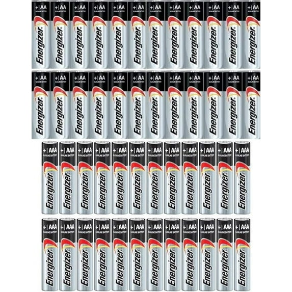 COMBO 24x AA + 24x AAA Energizer Max Alkaline E91/E92 Batteries Made in USA Exp. 2023 or later