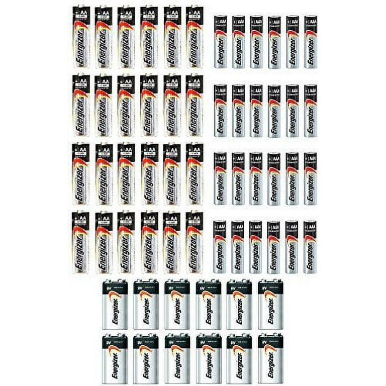 Offre combinée : 123accu piles AA + AAA (2x 24 pièces)