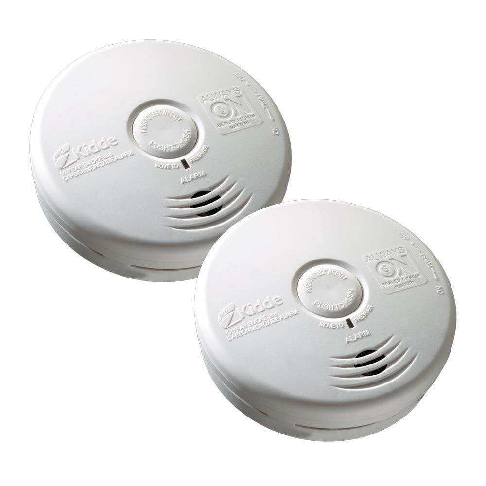 COMBO ALARM VALUE PACK OF 2.Kidde Worry Free Combination Smoke & CO