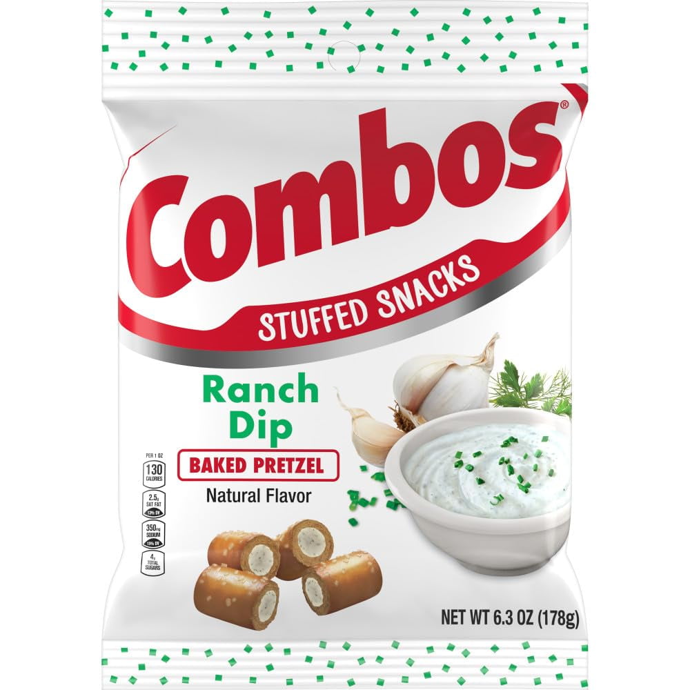 COMBOS RANCH DIP PRETZEL - BAG 6.3oz