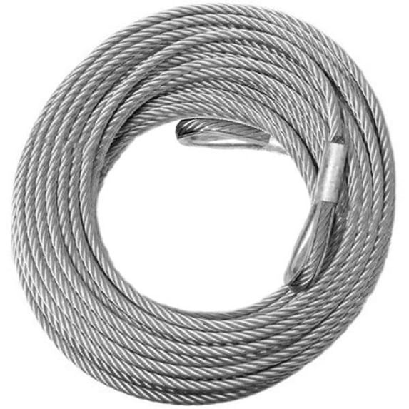 Galvanized Winch Cable Extension - 7/16 inch X 100 ft (17,600lb strength) (OFF-ROAD VEHICLE RECOVERY)