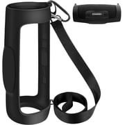 Protective Silicone Case Cover for JBL Charge 4 Waterproof Portable Bluetooth Speaker with Shoulder Strap and Carabiner