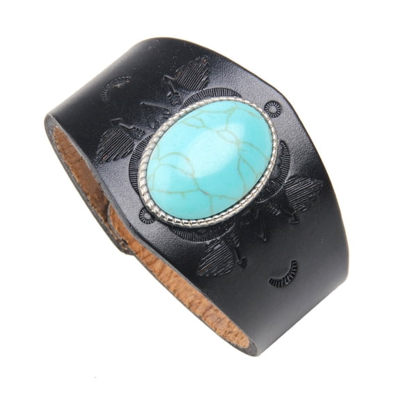 COMEET Armor Cuff, Punk Vintage Wrist Guard for Men for Parties and Festivals Vintage Leather Arm Protector Embossing Cuff