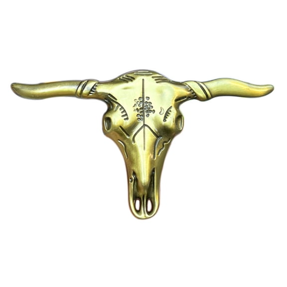 COMEET Belt Buckle, Creatively Skull Shape Buckle Belt Components Western Heavy Rock Metal Belt Buckle for Adult Unisex