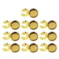 thumbnail image 1 of COMEET Button Covers,10pcs Brass Round Cuff Button Covers Cuff Links for Wedding Formal Shirt Mens Formal, 1 of 7