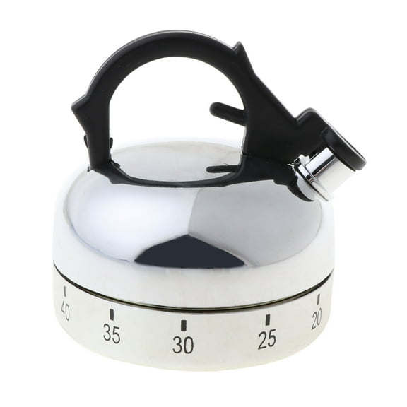 COMEET Coutdown Timer,60 Counting Teapot Shaped Kitchen Cooking Alarm Clock Timer Mechanical