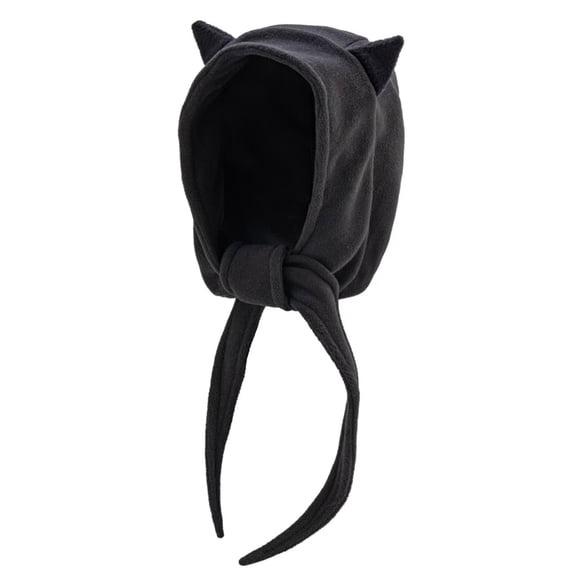COMEET Devil Horns Hat, Adjustable Tie Up Devil Horn Hat Soft Velvets Comfortable Unisex Fashion Hat for Daily Wear