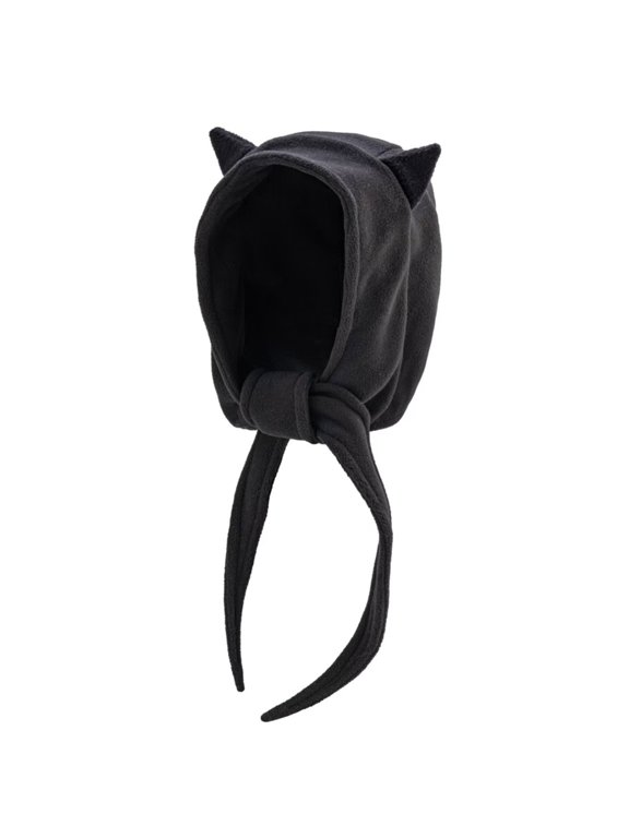 Devil Horns Hat, Adjustable Tie Up Devil Horn Hat Soft Velvets Comfortable Unisex Fashion Hat for Daily Wear