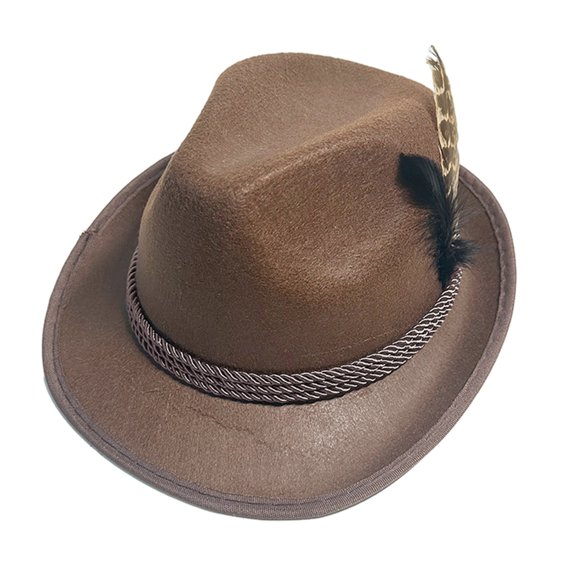 COMEET Felt Hat, Unisex Felt Hat Male Halloween Carnivals Party Hat Foldable Festival Gifts for Gentlemen