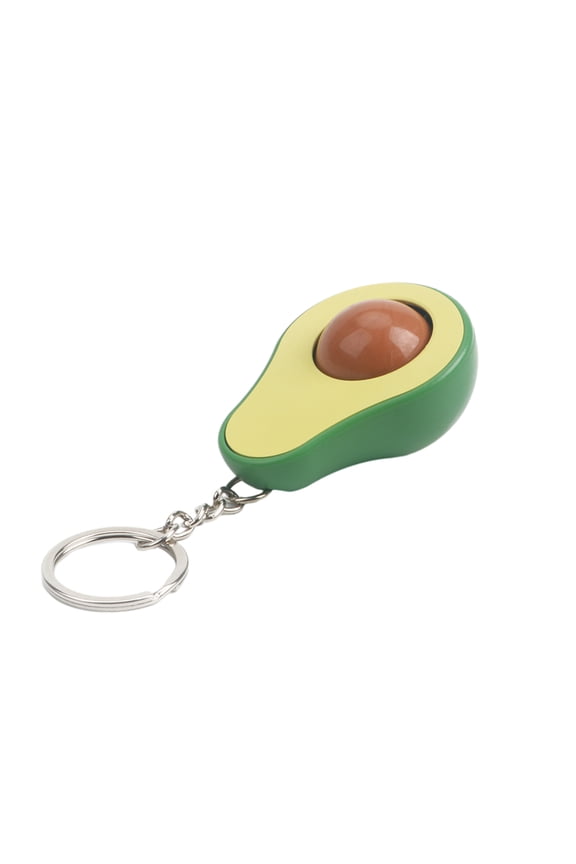 Fun Keychain, Avocado Stress Relief Keychain Avocado Massage Bead Keychain Fun Toy Avocado Stress Toy Keyring Suitable for All Ages