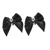 COMEET Hairpin, Bows Halloween Hair Clips Skull Head Hairpins Costume Hair Clips Girls Hairpin for Women Hair Accessories
