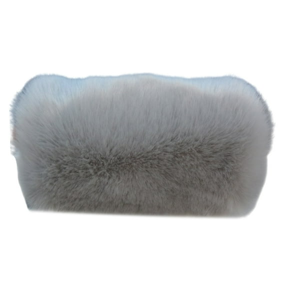COMEET Hands Muff, Faux Furs Hand Muff Adult Winter Warm Plush Hand Muffs Elegant Hand Muffs for Winter Arm Warmth