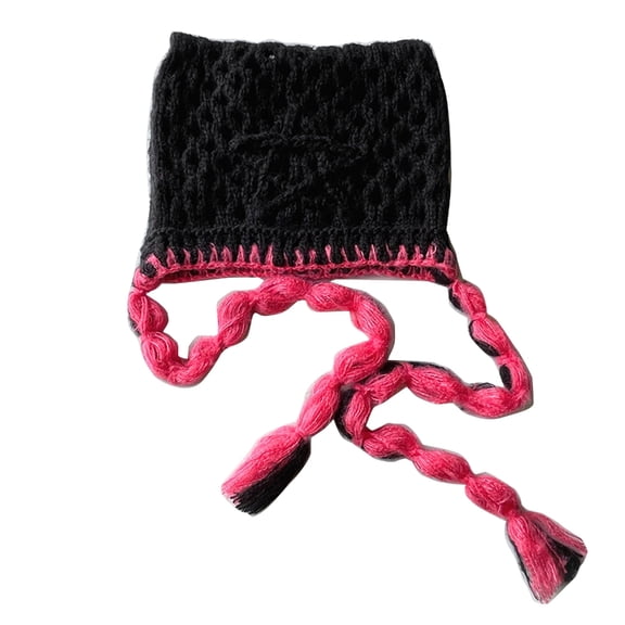 COMEET Hat, Cat Ear Hat with Braids Winter Cycling Hiking Skiing Hat Christmas Presents for Students Teenagers