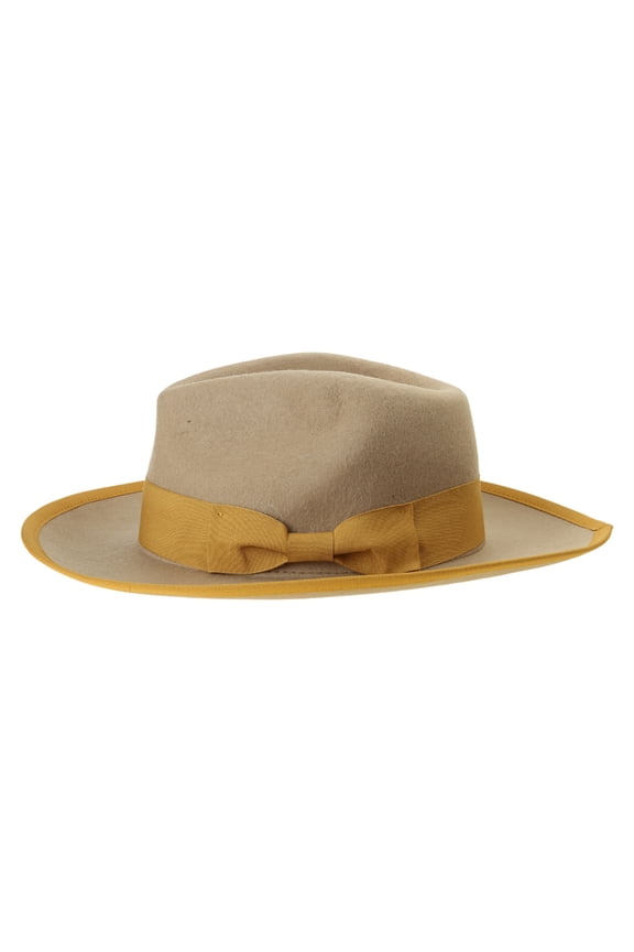 Hat Wear, Wool Homburg Panama Hat Pork Pie Hat for Women Men Photo Props Western for Men Women Unisex Wear Headwear
