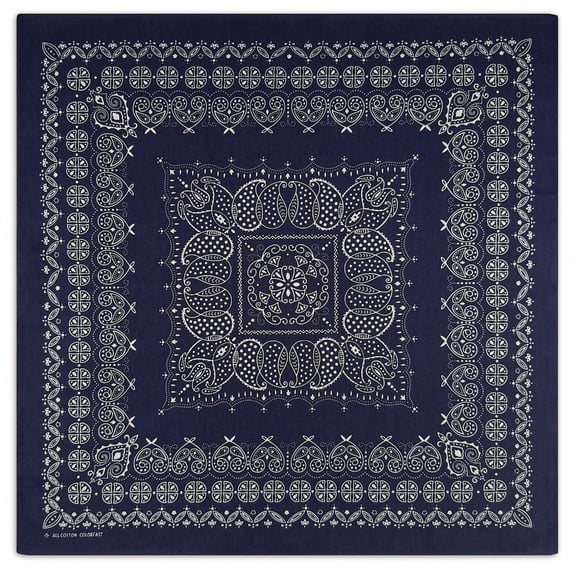 COMEET Hiphop Headscarf, Vintage Paisleys Bandanas Headscarf Light weight Hiphop Square Head Scarf for Dance, Sports, and Casual Wear