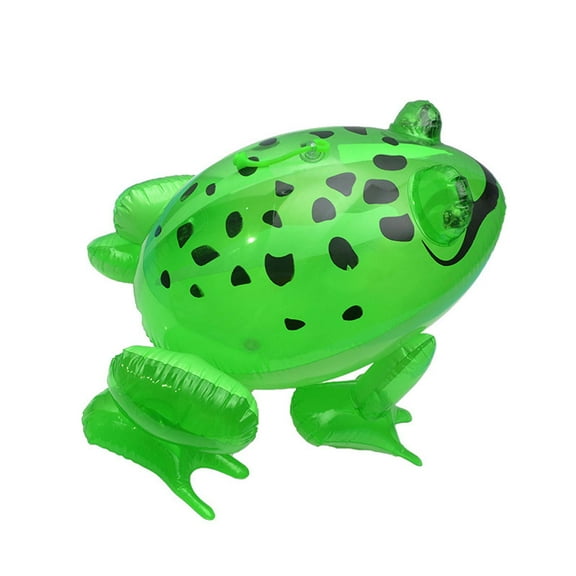 COMEET Inflatable Frog, Funny Inflatable for Frog with Flashing Light Animal Party Dec