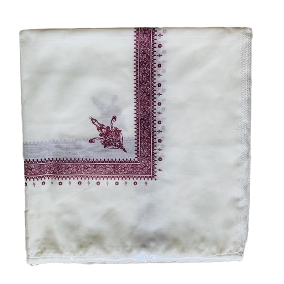 COMEET Muslim Hijab, Keffiyeh Scarf Shemagh Desert Keffiyeh for Head Neck Scarf White Arab Wrap Hijab Arab Turban