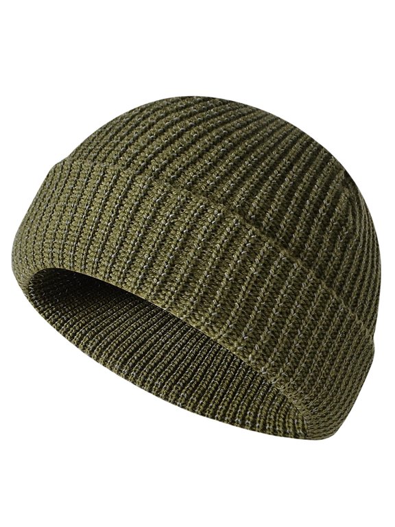 Reflective Beanies Ha, Reflective Hat Fishing Night Running Hats Outdoor Windproof Knitted Hat for Outdoor Sports and Hiking