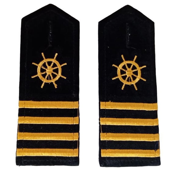 COMEET Shoulder Epaulette, Shoulder Epaulettes Stripes Security Uniform Accessories Captain Professional Security Guard Epaulets Captain