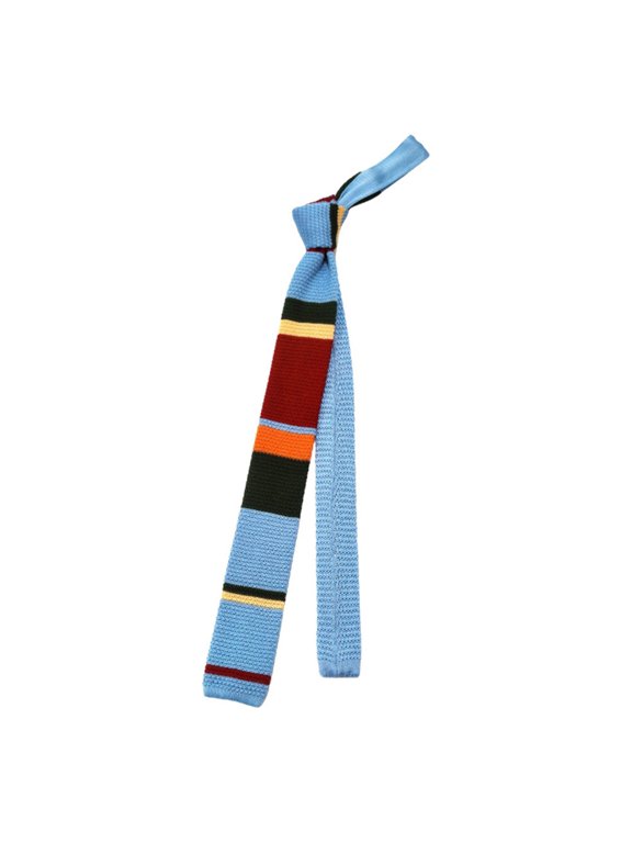 Slim Knitted Tie, Knitted Tie Necktie Colorful Pattern Sport Casual Tie Narrow Necktie for Business and Casual Wear