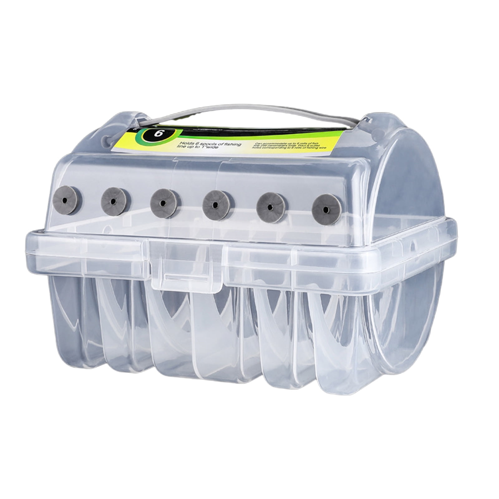 COMEET Storage Boxes,Fishing Line Organizers 6 Compartments Fishing ...