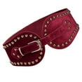 thumbnail image 1 of COMEET Waist Belt, Wide Waist Belt Punk Chain Jeweled with Rivets Buckle Retro Studded Buckle Waist Chain Belt, 1 of 12