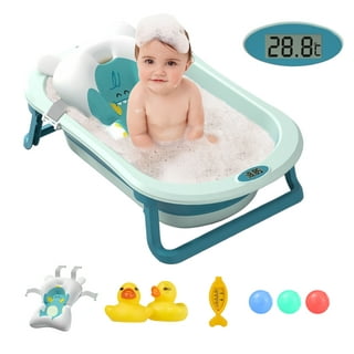 Portable Foldable Baby Swimming Bath Tubs Newborn Bathtub Shower Folding Tub  Mat